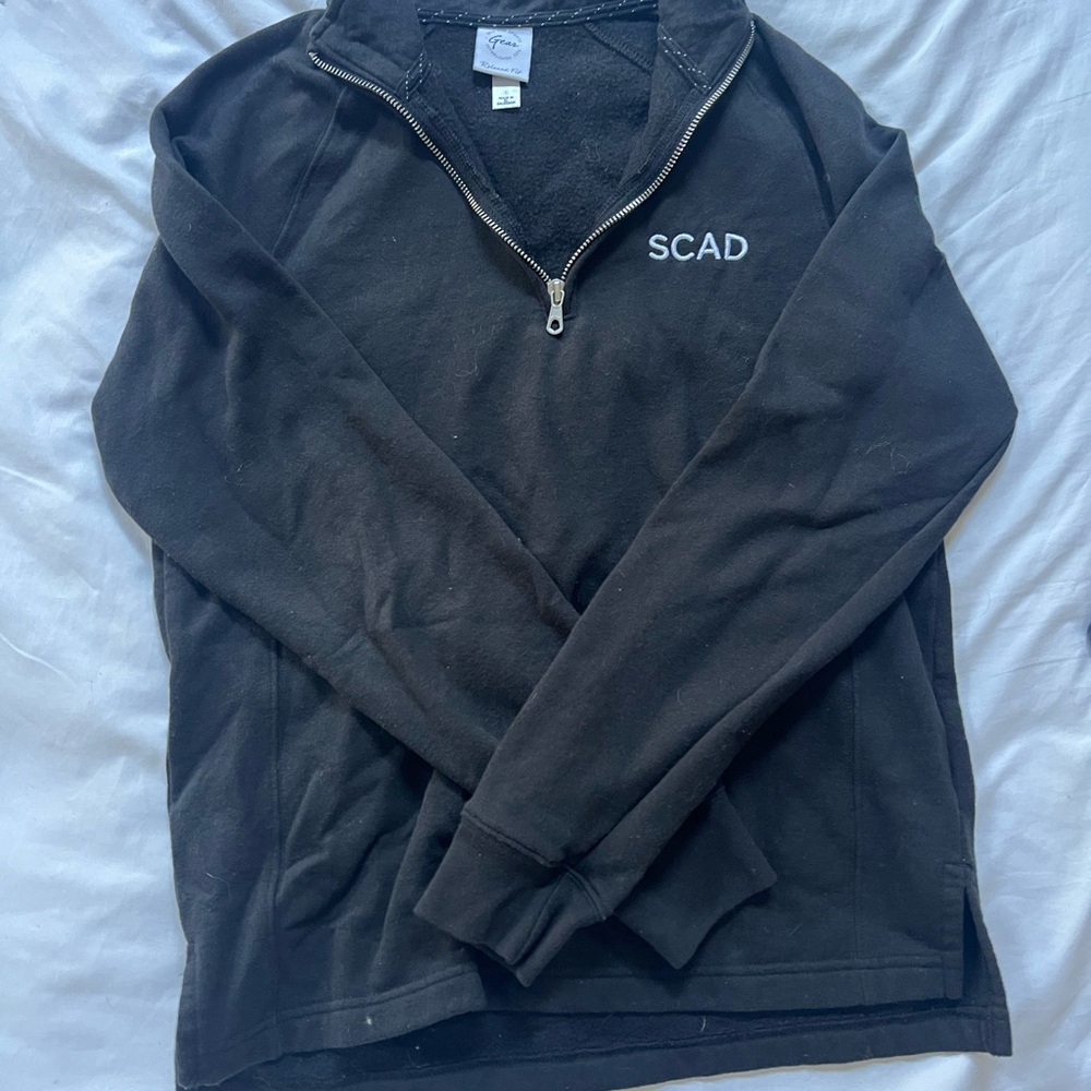 SCAD Gear for Sports Black Half-Zip Sweater